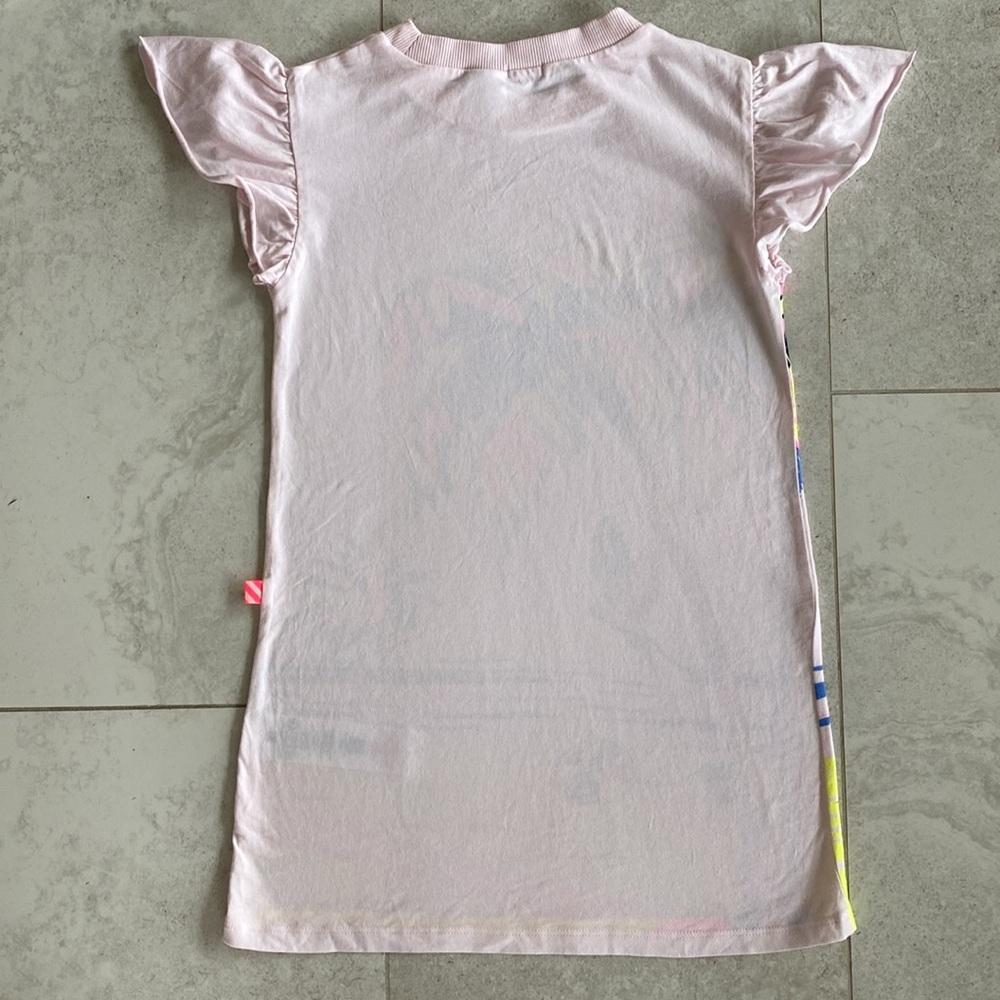 BILLIEBLUSH
GIRLS PINK COTTON PALM TREE PRINT DRESS - Picture 5 of 5